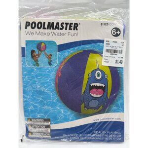 24" Poolmaster Alien Inflatable Play Ball For Kids Aged 6+